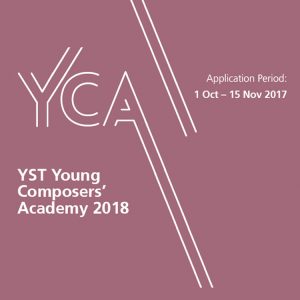 20170920 YST Young Composers Academy 2018