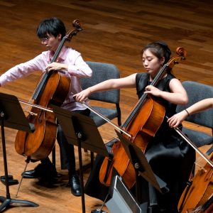 YST cello students in concert